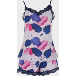 Gsecret Babydoll Καλοκαιρινό Βαμβακερό Navy Μπλε Φούξια AH7141-28793