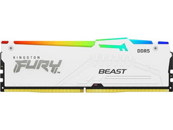 Kingston Fury Beast RGB 16GB (1X16GB) DDR5 RAM 6000MHz C30 White RGB EXPO