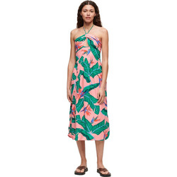 Superdry Midi Καλοκαιρινό Βραδινό Φόρεμα W8011660A-MCJ