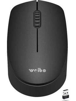 Weibo RF6300 Ασύρματο Bluetooth Ποντίκι Black