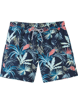 Tom Tailor Ανδρικό Μαγιό Σορτς με Σχέδια Navy Μπλε 1042306-35436