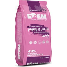 Edem Puppy & Junior Low Grain with Meat & Rice 2kg