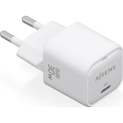 Aisens Φορτιστής χωρίς Καλώδιο με Θύρα USB-C 30W ASCH-30W1P018-W White