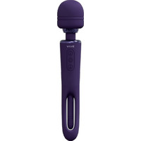 Shots Vive Kiku Double Ended Wand Δονητής Μασάζ 25cm Μωβ