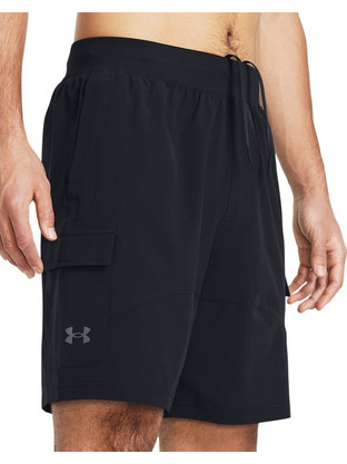 Under Armour Αθλητική Ανδρική Βερμούδα Cargo Μαύρη 1383022-001