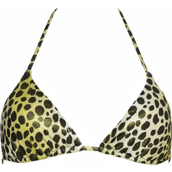 Sugarfree Bikini Top Τριγωνάκι Animal Print Lime 24801170-503