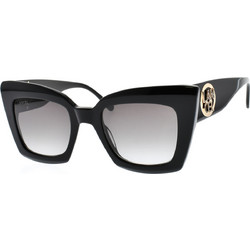 Lancel LA9101 C01 9 Γυναικεία Γυαλιά Ηλίου Πεταλούδα Κοκάλινα Μαύρα με Μαύρο Polarized Φακό