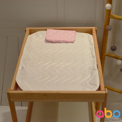 Abo Carousel Φορητή Αλλαξιέρα Μωρού Υφασμάτινη 70x50cm Ροζ
