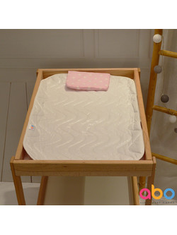 Abo Carousel Φορητή Αλλαξιέρα Μωρού Υφασμάτινη 70x50cm Ροζ