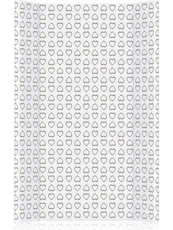 Lorelli Hearts Σκληρή Αλλαξιέρα Μωρού Πλαστική 80x50cm Λευκή Γκρι