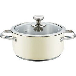 Haeger Κατσαρόλα Αλουμινίου Μπεζ 18cm