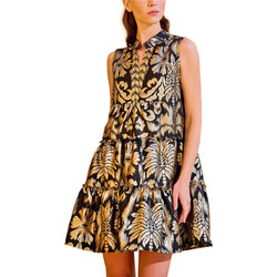 Lace Mini Καλοκαιρινό Καθημερινό Φόρεμα Μαύρο M-8519