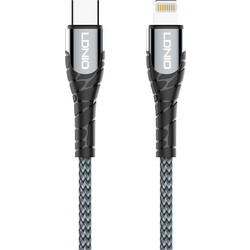 Ldnio LC111 Braided USB-C to Lightning Cable 30W 1m Grey 6933138690840