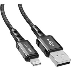 Acefast C1-02 Braided USB-A to Lightning Cable 1.2m Black 6974316280507