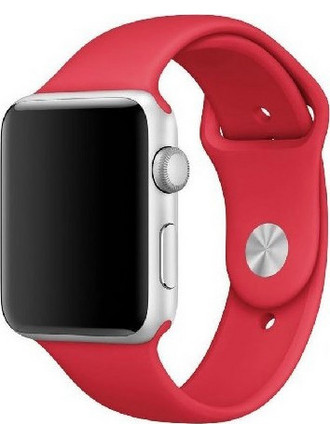 Λουράκι Σιλικόνης Red (Apple Watch 42 / 44 / 45 / 49mm)