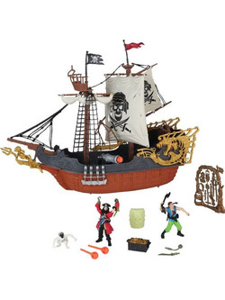Chap Mei Deluxe Captain Ship Πειρατικό Πλοίο Σετ Φιγούρες Δράσης για 3+ Ετών