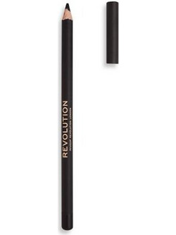 Makeup Revolution Kohl Eyeliner Black Μολύβι Ματιών 1.3gr