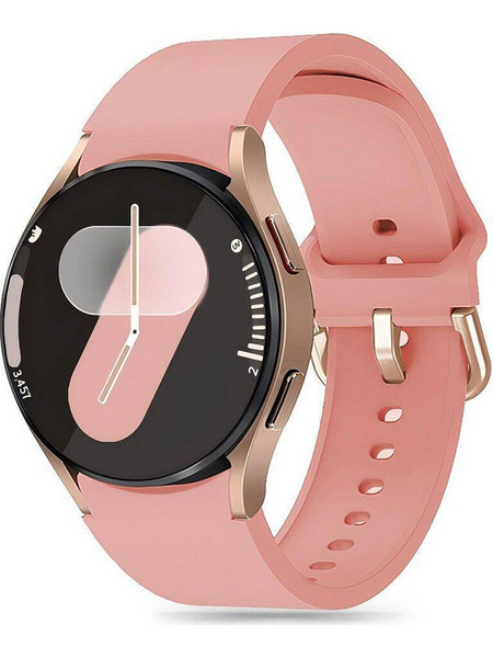Tech-Protect Silicone Sport Λουράκι Σιλικόνης Dusty Pink (Samsung Galaxy Watch 4 / 5 / 5 Pro / 6 / 7 / FE)