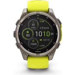 Garmin Fenix 8 Solar Sapphire 47mm Titanium / Amp Yellow