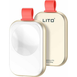 Lito LT-W1 Φορτιστής Smartwatch για Apple Watch Series 1-9 / SE / SE 2 / Ultra / Ultra 2 White