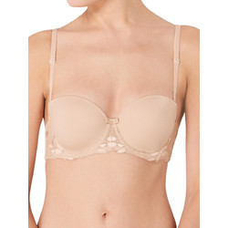 Triumph Sexy Angel Spotlight Σουτιέν Strapless Push Up με Μπανέλα Μπεζ 10186093-00NZ