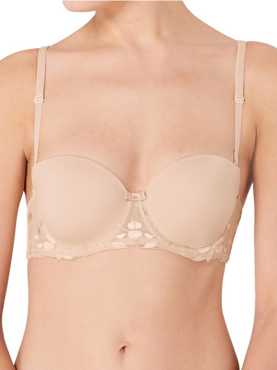 Triumph Sexy Angel Spotlight Σουτιέν Strapless Push Up με Μπανέλα Μπεζ 10186093-00NZ