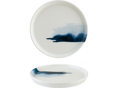 Bonna Blue Wave Πιάτα Ρηχά Πορσελάνης 22cm 6τμχ BLWHYG22DZ