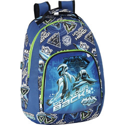 Safta Max Steel Σχολική Τσάντα Πλάτης Νηπιαγωγείου Μπλε 611434570
