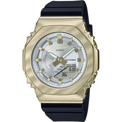 Casio G-Shock Ανδρικό Ρολόι Χρονογράφος με Μαύρο Καουτσούκ Λουράκι GM-S2100BC-1AER