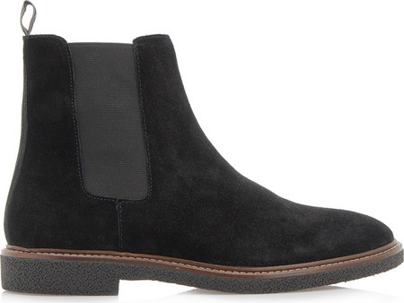 Marco Tozzi Ανδρικά Chelsea Μποτάκια Suede Μαύρα 2-15300-41-001