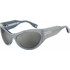Marc Jacobs MARC1087/S YB7 Γυναικεία Γυαλιά Ηλίου Μάσκα Κοκάλινα Ασημί με Μαύρο Φακό