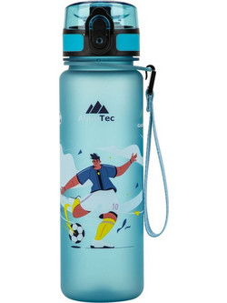 Alpintec Kids Football Παιδικό Παγούρι Πλαστικό BPA Free Γαλάζιο 500ml