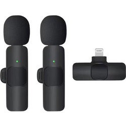 Techsuit Pack Lavalier LW2 Σετ 2 Μικρόφωνα Πέτου USB-C