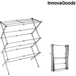 InnovaGoods Cloxy Πτυσσόμενη Κάθετη Απλώστρα Ρούχων Δαπέδου Μεταλλική 74x38x103cm