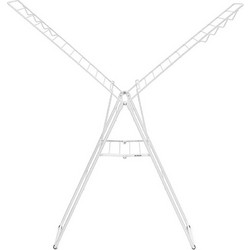 Brabantia Hangon Fresh White Πτυσσόμενη Απλώστρα Ρούχων Δαπέδου Μεταλλική 59.2x5x98.4cm με Μήκος Απλώματος 25m