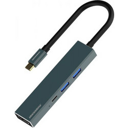 Rockrose RRHBI06S USB-C Docking Station με HDMI 4K PD