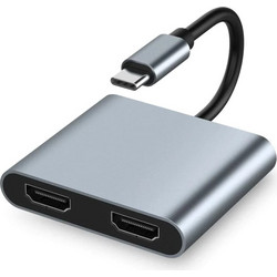 Powertech CAB-UC083 USB-C Docking Station με HDMI 4K PD