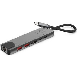 LinQ LQ48015 USB-C Docking Station με HDMI 4K PD Ethernet