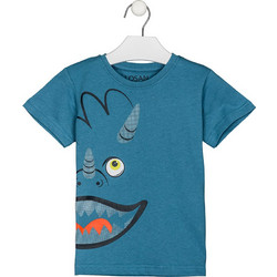 Losan Παιδικό T-Shirt Κοντομάνικο Πετρόλ 215-1205AL