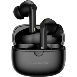 Riversong Utopia H5 Ακουστικά Bluetooth In Ear Ανθεκτικά στο Νερό Black