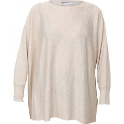 Only Γυναικεία Πλεκτή Μπλούζα Oversized Εκρού 15237829