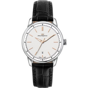 Philip Watch Ανδρικό Ρολόι με Μαύρο Δερμάτινο Λουράκι R8251150009 Philip Watch Ανδρικό Ρολόι με Μαύρο Δερμάτινο Λουράκι R8251150009