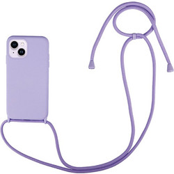Sonique Silicone CarryHang Back Cover Lilac (iPhone 14)