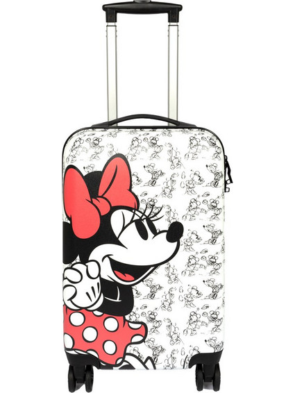 Minnie Mouse 2952 Παιδική Βαλίτσα Καμπίνας 55x35x22cm με 4 Ρόδες Λευκή
