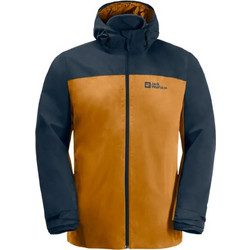 Jack Wolfskin Taubenberg 3in1 Αθλητικό Ανδρικό Μπουφάν Χειμωνιάτικο Softshell Αδιάβροχο Αντιανεμικό Navy Μπλε Ταμπά 1115311-M0043