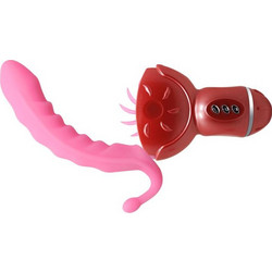 Baile Rolling Fun II Stimulator Κλειτοριδικός Δονητής για Ζευγάρια με Τηλεχειριστήριο