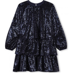 Billieblush Παιδικό Φόρεμα με Παγιέτες Navy Μπλε U20646-87B