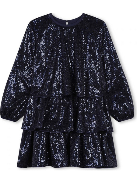 Billieblush Παιδικό Φόρεμα με Παγιέτες Navy Μπλε U20646-87B