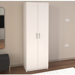 Megapap Renso Παπουτσοθήκη Ξύλινη Λευκή M59.8xΠ37.8xY178.5cm GP041-0085,1