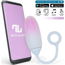 IntoYou Double Layer Vibrating Egg Δονητής Egg για Ζευγάρια με App Control Ροζ Μπλε